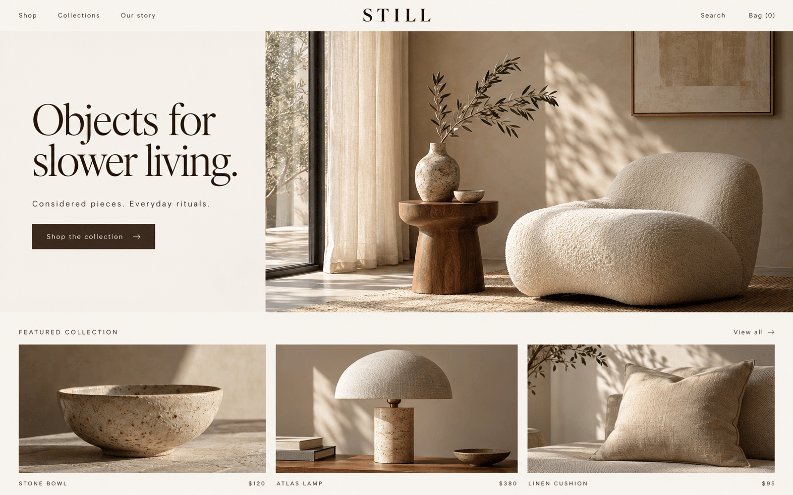 STILL home decor store concept